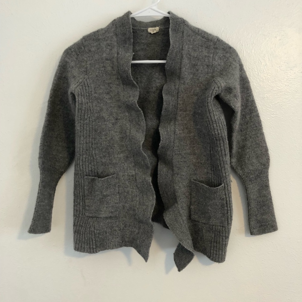 J crew gray blazer